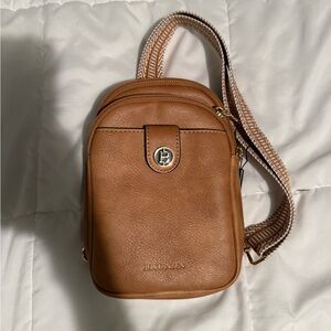 Brown Leather Crossbody Bag for Women